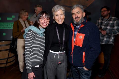 Kattie Kotok, Holly Gordon and Daniel Battsek